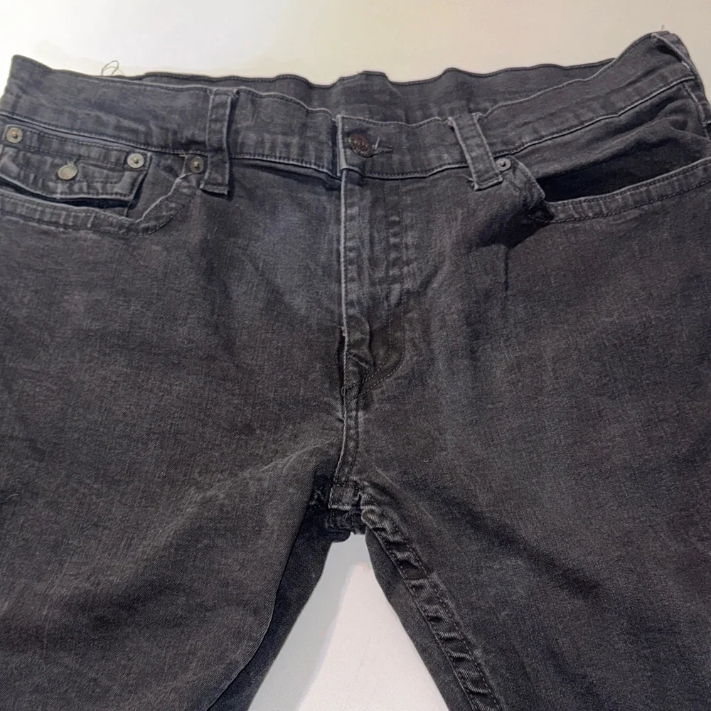 True Religion‎ Men's Black Straight Jeans